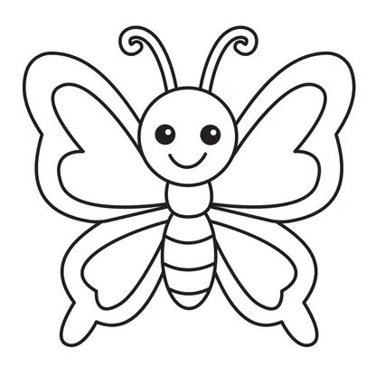 borboletas para colorir para imprimir e colorir - imagem 4